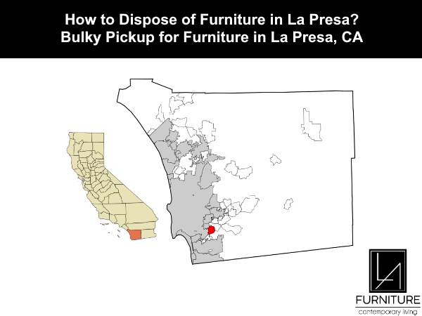 Furniture Disposal in La Presa California