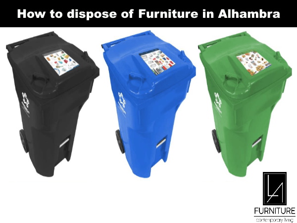 Furniture Disposal in Alhambra California