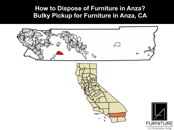 Furniture Disposal in Anza California