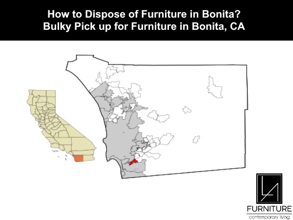 Furniture Disposal in Bonita California
