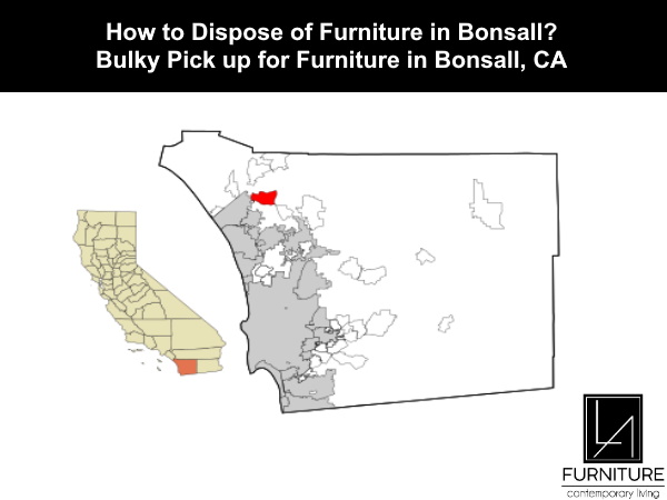 Furniture Disposal in Bonsall California