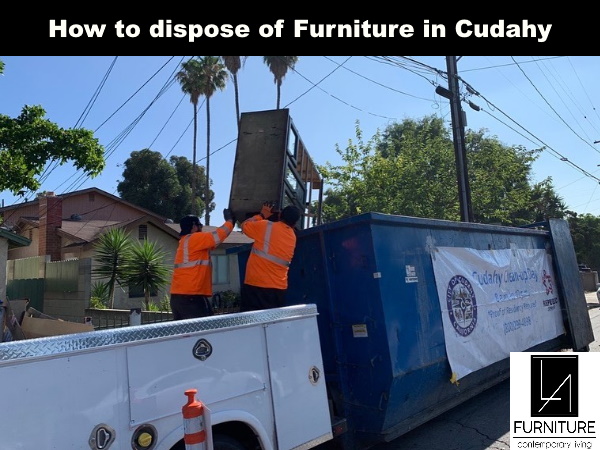 Furniture Disposal in Cudahy California