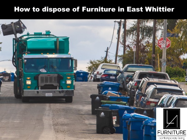 Furniture Disposal in East Whittier California