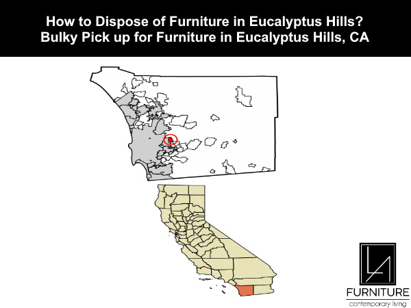 Furniture Disposal in Eucalyptus Hills California