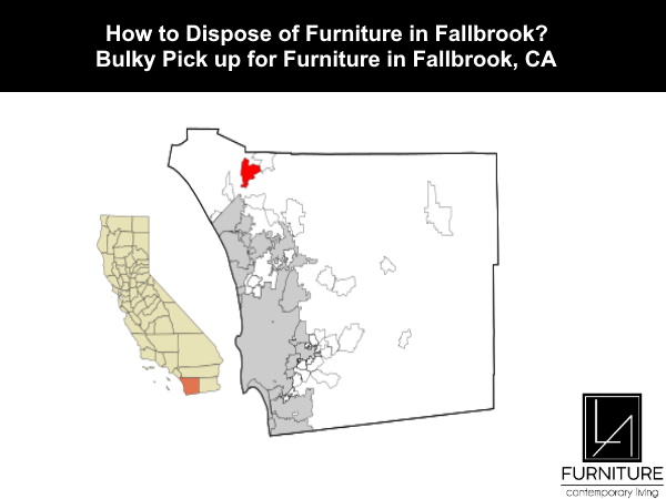 Furniture Disposal in Fallbrook California
