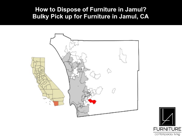 Furniture Disposal in Jamul California