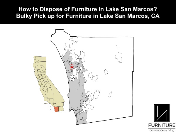 Furniture Disposal in Lake San Marcos California
