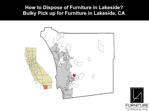 Furniture Disposal in Lakeside California
