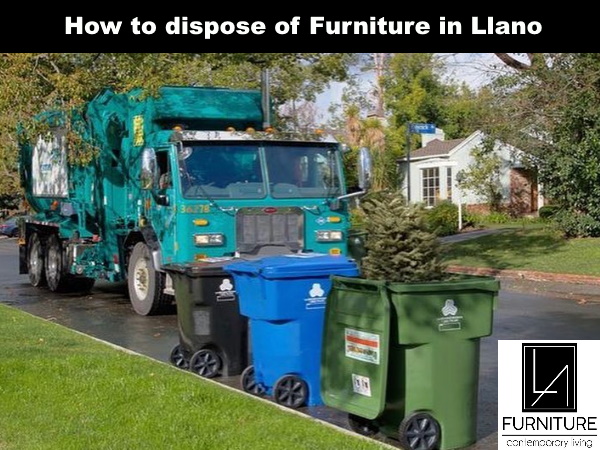 Furniture Disposal in Llano California