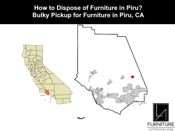 Furniture Disposal in Piru California