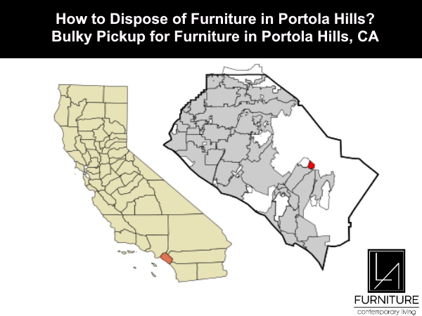 Furniture Disposal in Portola Hills California