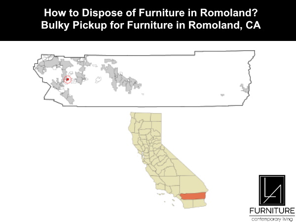 Furniture Disposal in Romoland California