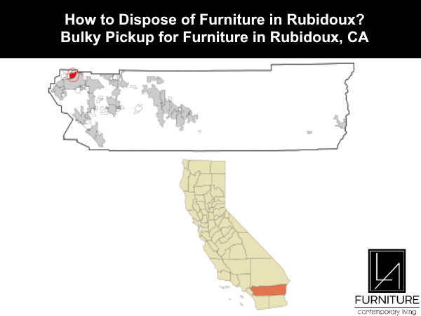 Furniture Disposal in Rubidoux California