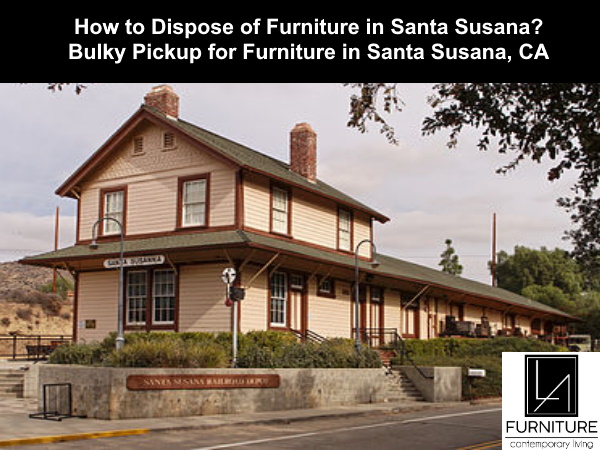 Furniture Disposal in Santa Susana California