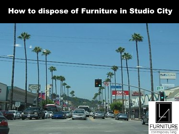 Furniture Disposal in Studio City California