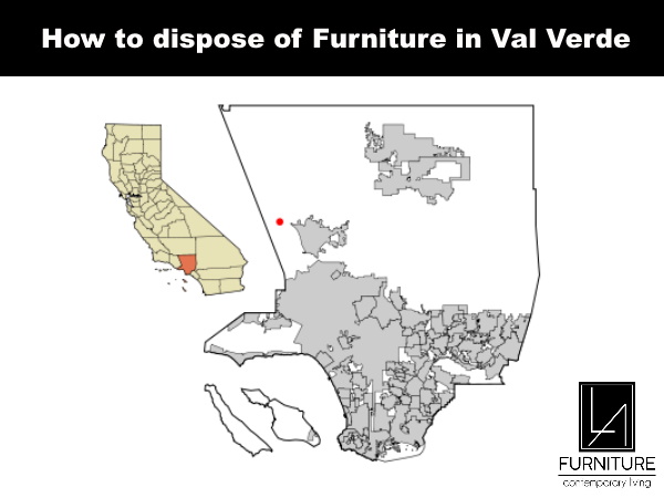 Furniture Disposal in Val Verde California