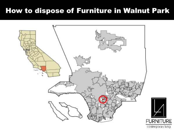 Furniture Disposal in Walnut Park California