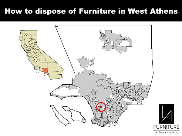 Furniture Disposal in West Athens California