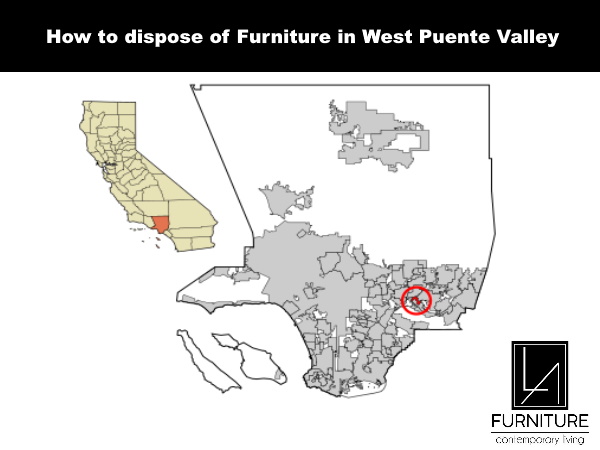 Furniture Disposal in West Puente Valley California