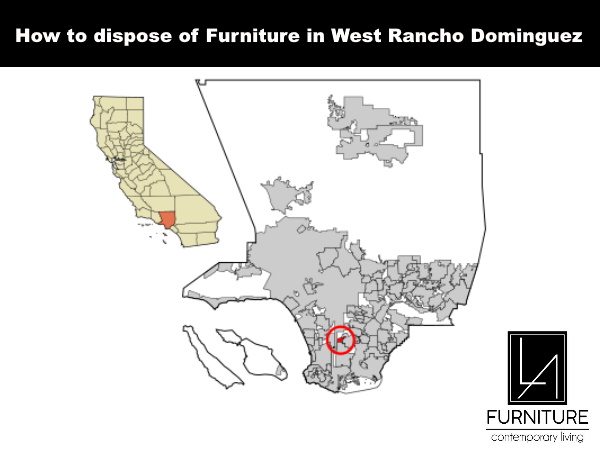 Furniture Disposal in West Rancho Dominguez California