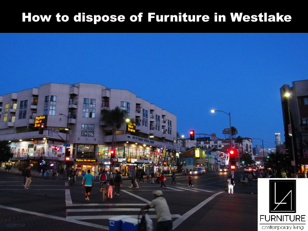 Furniture Disposal in Westlake California