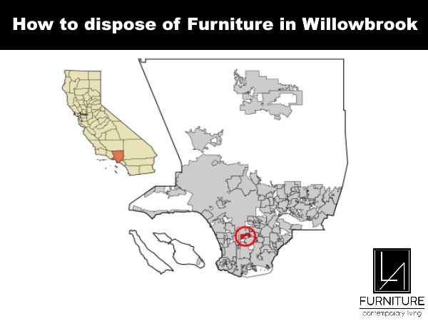 Furniture Disposal in Willowbrook California