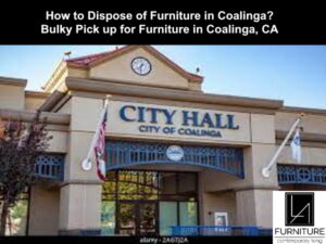 Furniture Disposal in Coalinga California