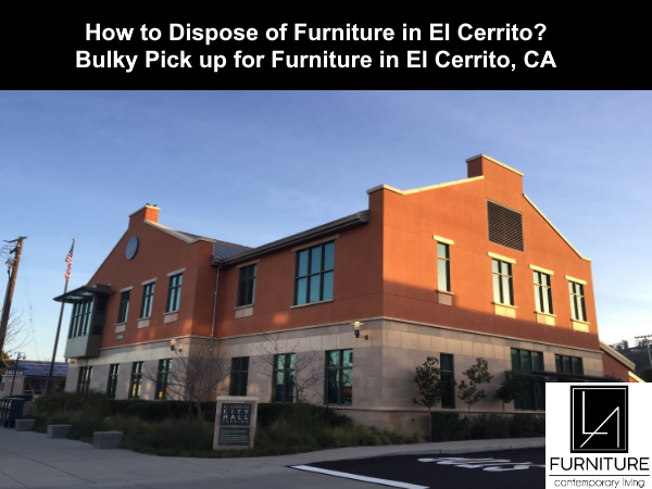 Furniture Disposal in El Cerrito California