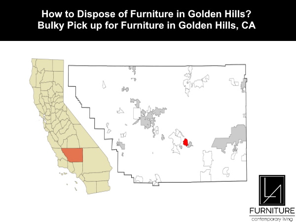 Furniture Disposal in Golden Hills California
