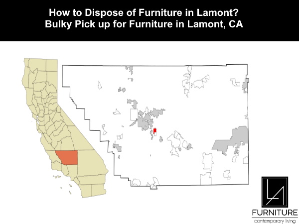 Furniture Disposal in Lamont California