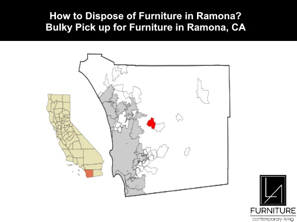 Furniture Disposal in Ramona California