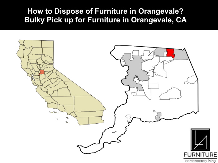 Furniture Disposal in Orangevale California