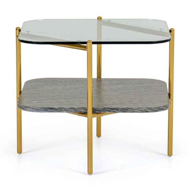 Glass End Table