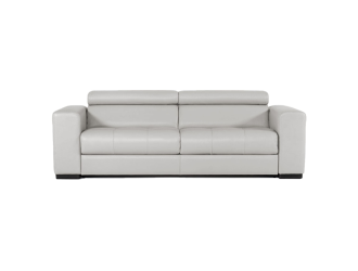 Lamod Italia Icon - Modern Italian Grey Leather Sofa Bed