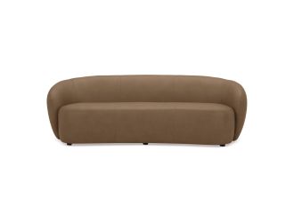 Omaha - Modern Tan Leather Sofa
