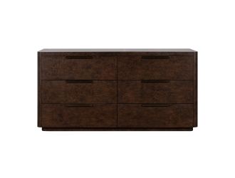 Perez - Modern Dark Burl Dresser