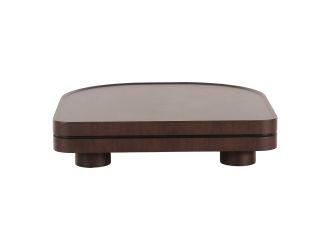Nouveau Pastel - Modern Walnut Coffee Table