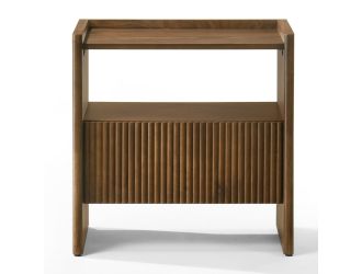Nouveau Reveal - Modern Walnut Nightstand