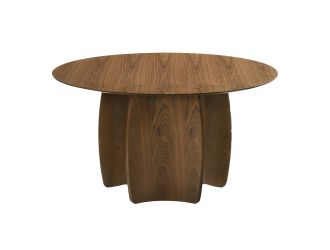 Nouveau Titus - Modern Walnut Round Dining Table