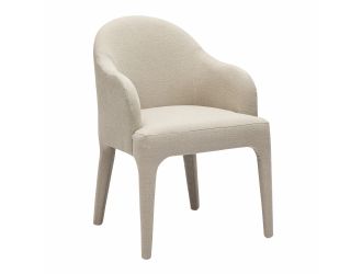 Nouveau Reedy - Modern Beige Fabric Dining Chair