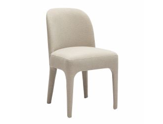 Nouveau Bannon - Modern Beige Fabric Dining Chair (Set of 2)