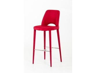 Williamette Mid-Century Fabric Bar Stool