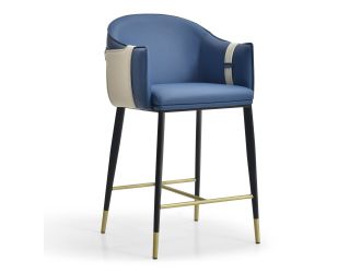 Calderon - Modern Vegan Leather Counter Chair