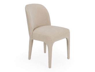 Bannon - Modern Beige Fabric Dining Chair (Set of 2)