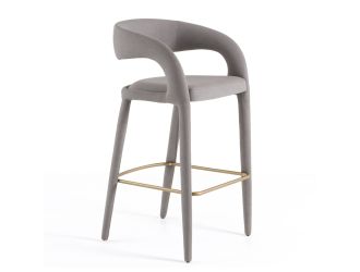 Faerron - Modern Leatherette Bar Chair