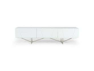 Chrysler Modern White TV Stand