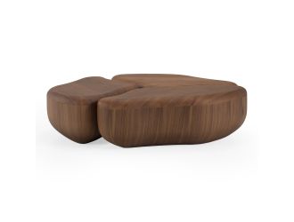 Gimbal - Modern 3-Piece Walnut Coffee Table