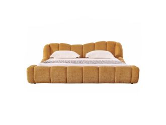 Janine - Modern Camel Fabric Bed