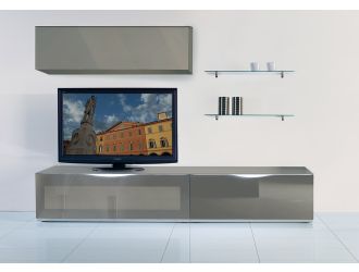 MO-USA2 Modena Grey TV Entertainment System Made In Italy