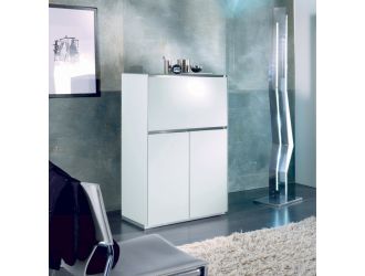 VR275 Verona White TV Entertainment System Made In Italy